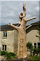 SP0130 : Carved tree in front of the Royal Oak by Philip Halling