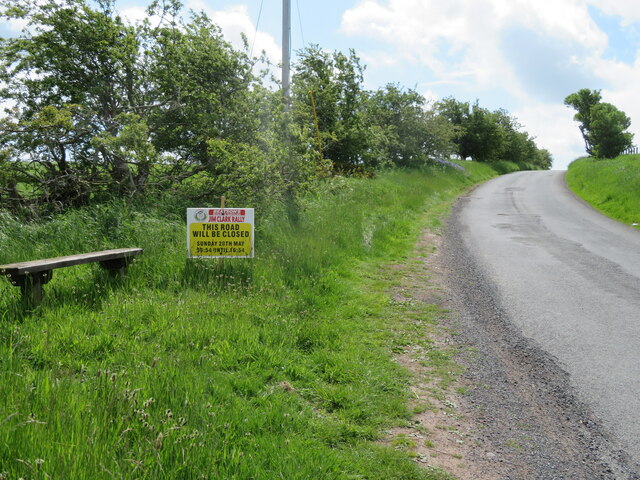 Country road south of Greenlaw