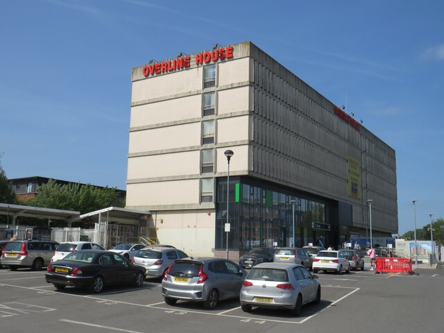 Overline House and station car park, Crawley