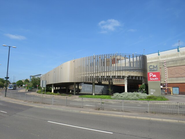 Shopping centre car park ramp, Crawley