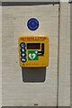 TM0179 : Defibrillator at Blo Norto Village Hall by Geographer