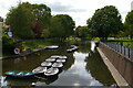 TR1634 : Royal Military Canal, Hythe: boats for hire by Christopher Hilton