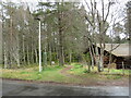 NH8922 : Path into woodland, Carrbridge, near Aviemore by Malc McDonald