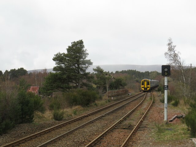 Highland Main Line at Carrbridge, near Aviemore