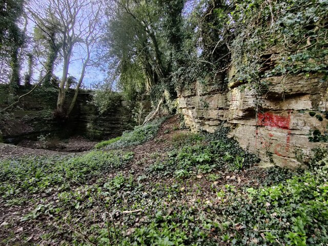 Disused quarry at Wenlock Edge