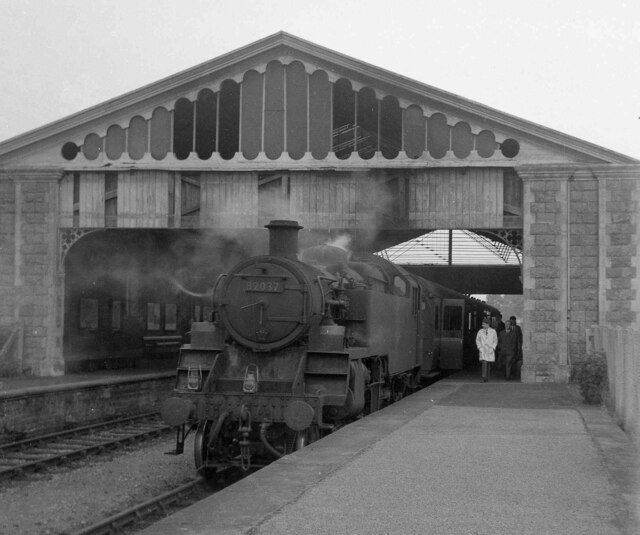 Witham-bound train at Cheddar station