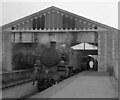 ST4553 : Witham-bound train at Cheddar station by Martin Tester