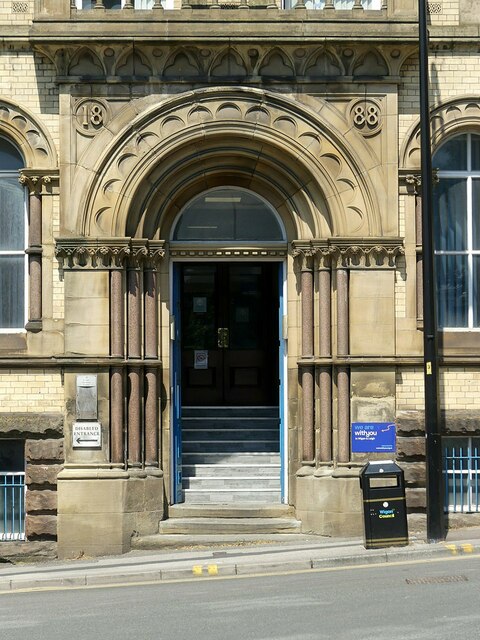 Doorway of the Coops building