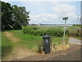 SY9990 : Footpath alongside Holes Bay, Poole by Malc McDonald