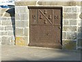 SX4853 : Cast iron panel on West Pier, Plymouth by Alan Murray-Rust