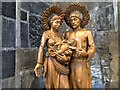 SK3587 : Holy Family Sculpture, Sheffield Cathedral by David Dixon