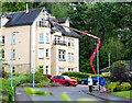 NT2540 : Cherry-picker platform, Peebles by Jim Barton