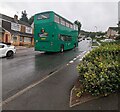 ST3090 : Green double-decker bus ascending Rowan Way, Malpas, Newport by Jaggery