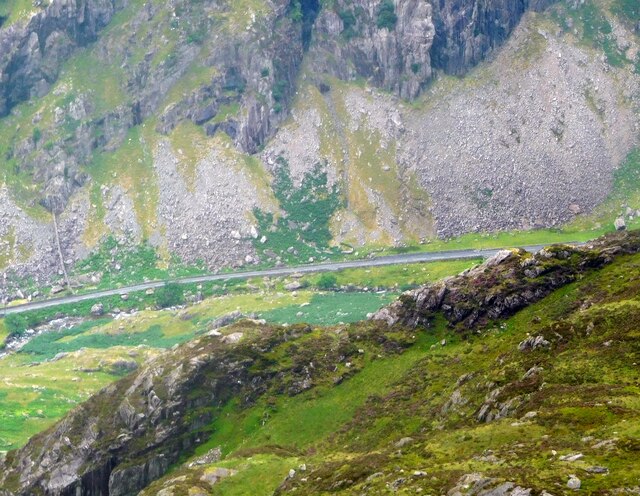 View over the Nant Peris Pass