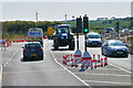 SW7748 : A30 Improvement Scheme, Traffic Lights at Chybucca by David Dixon