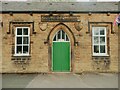 SE2028 : Entrance to the former National School, Birkenshaw by Humphrey Bolton