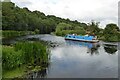 SP0950 : Narrowboat on the River Avon by Philip Halling