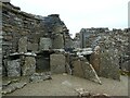 HY3826 : Broch of Gurness - Interior stonework by Rob Farrow