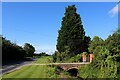 SE5535 : Brick Bridge giving access to Gale House Farm by Chris Heaton