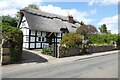 SO7845 : Thatched timber-framed cottage by Philip Halling