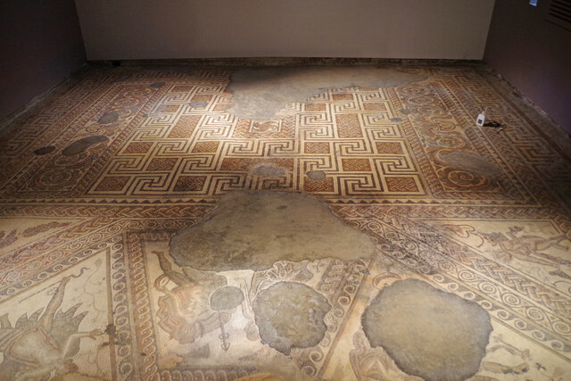 Chedworth Roman Villa - grand dining room