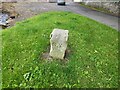 NT9826 : Old Boundary Marker beside the road at Earle by D Phillips