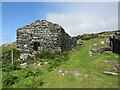 SH6116 : Ruined building above Barmouth by Malc McDonald