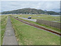 SH6113 : Passing loop on the Fairbourne Railway, near Fairbourne by Malc McDonald