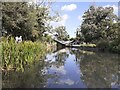 SU7251 : Lift bridge, North Warnborough, Basingstoke Canal [2] by Christine Johnstone