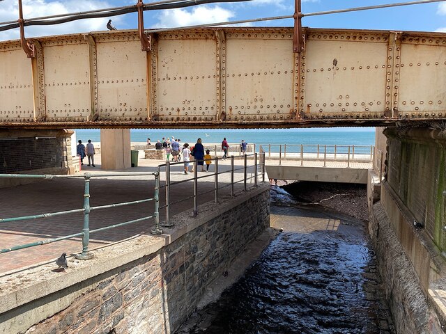 Dawlish Water meets the sea, revisited