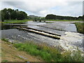 SH9335 : Weir in Bala by Malc McDonald