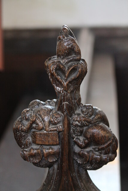 Poppy head, St Andrew's church, Halton Holegate