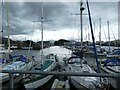 SH5638 : Yachts at Porthmadog by Gerald England