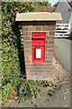 TL8336 : Wickham St Paul Postbox by Geographer