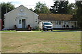 TL8336 : Wickham St Paul Village Hall by Geographer