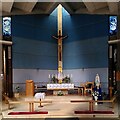 SP1484 : Sanctuary, Church of St Thomas More, Sheldon by A J Paxton