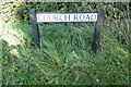 TL8237 : Church Road sign by Geographer