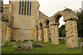 TM4249 : St. Bartholomew's ruined chancel by Richard Croft