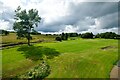 NY7666 : View from the replica stone milecastle at Vindolanda by Jeff Buck