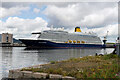 J3576 : Cruise Liner at Stormont Wharf, Belfast by David Dixon