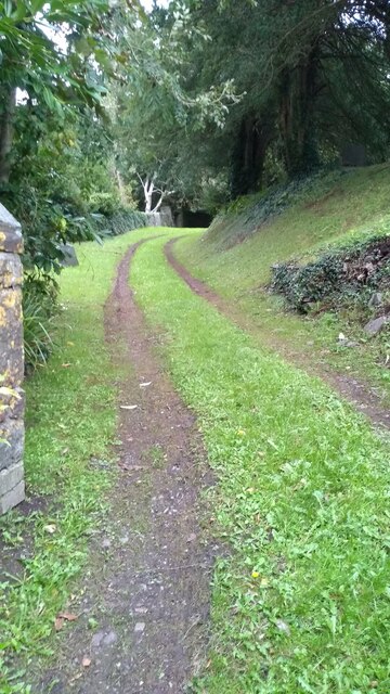 Pathway into St Martin's Churchyard, Laugharne