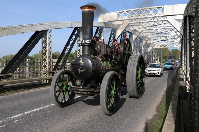 Aveling & Porter traction engine, Acton Bridge