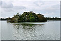 TA1947 : Hornsea Mere, Swan Island by David Dixon