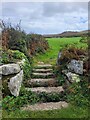 SW4538 : Stone Stile, Tremadda Farm by Matthew Hatton