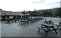 SH5859 : Outside Llanberis Station by Gerald England