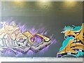 SE3118 : Horbury Underpass of Graffiti by Phillip De-Vere