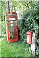 SO1849 : Postbox and phonebox by Bill Nicholls