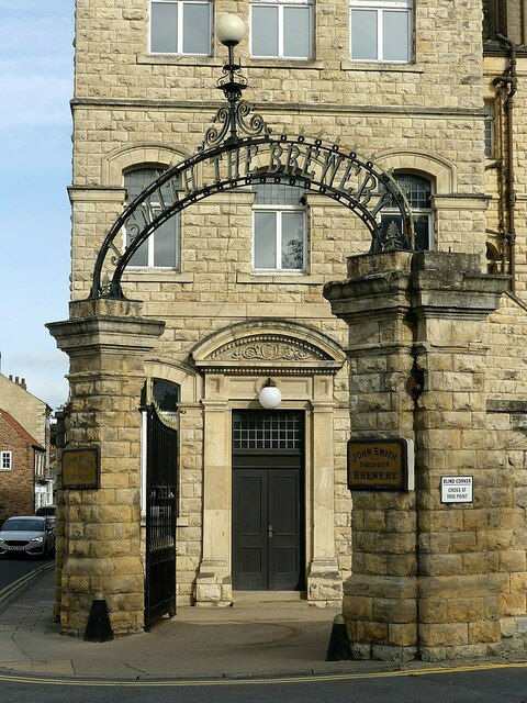 John Smith's Tadcaster Brewery, office yard entrance