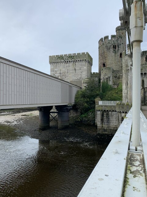 Stephenson's tubular bridge at Conwy