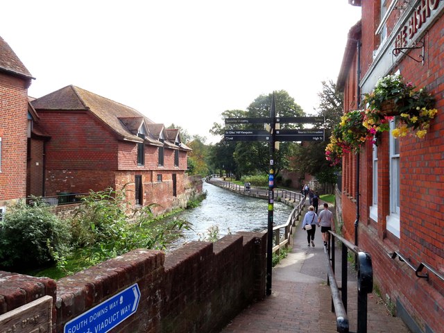 The Weirs by the River Itchen